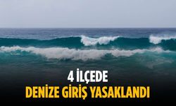 4 ilçede denize giriş yasaklandı