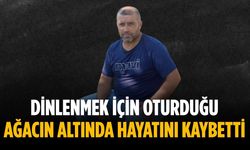 Dinlenmek için oturduğu ağacın altında hayatını kaybetti