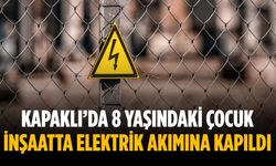 Kapaklı’da 8 yaşındaki çocuk inşaatta elektrik akımına kapıldı