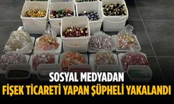 Sosyal medyadan fişek ticareti yapan şüpheli yakalandı