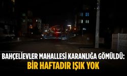 Bahçelievler Mahallesi karanlığa gömüldü: Bir haftadır ışık yok