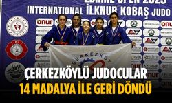 Çerkezköylü Judocular 14 madalya ile geri döndü