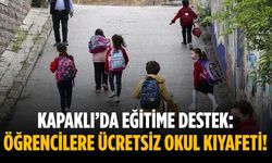 Kapaklı’da eğitime destek: Öğrencilere ücretsiz okul kıyafeti!