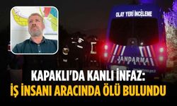 Kapaklı'da kanlı infaz: İş insanı aracında ölü bulundu