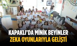 Kapaklı’da minik beyinler zeka oyunlarıyla gelişti