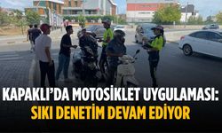 Kapaklı’da motosiklet uygulaması: Sıkı denetim devam ediyor