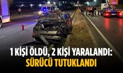 1 kişi öldü, 2 kişi yaralandı: Sürücü tutuklandı