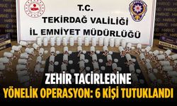 Zehir tacirlerine yönelik operasyon: 6 kişi tutuklandı