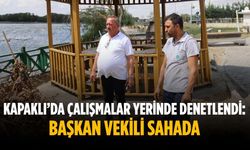 Kapaklı’da çalışmalar yerinde denetlendi: Başkan Vekili sahada