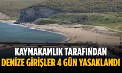 Kaymakamlık tarafından denize girişler 4 gün yasaklandı
