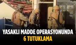 Yasaklı madde operasyonunda 6 tutuklama