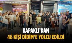 Kapaklı’dan 46 kişi Didim’e yolcu edildi