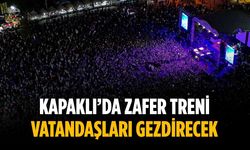 Kapaklı’da Zafer Treni vatandaşları gezdirecek