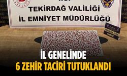 İl genelinde 6 zehir taciri tutuklandı