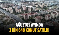 Ağustos ayında 3 bin 648 konut satıldı