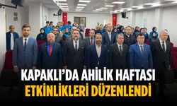 Kapaklı’da Ahilik Haftası etkinlikleri düzenlendi