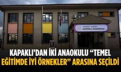 Kapaklı’dan iki anaokulu “Temel Eğitimde İyi Örnekler” arasına seçildi