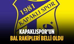 Kapaklıspor’un BAL rakipleri belli oldu