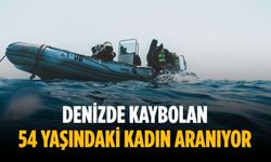 Denizde kaybolan 54 yaşındaki kadın aranıyor