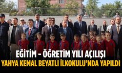 Eğitim - öğretim yılı açılışı Yahya Kemal Beyatlı İlkokulu’nda yapıldı