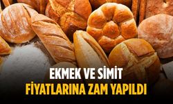 Ekmek ve simit fiyatlarına zam yapıldı