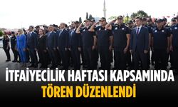 İtfaiyecilik Haftası kapsamında tören düzenlendi
