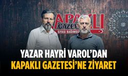 Yazar Hayri Varol’dan Kapaklı Gazetesi’ne ziyaret