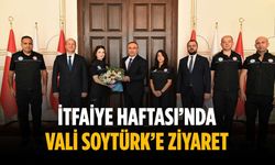 İtfaiye Haftası’nda Vali Soytürk’e ziyaret