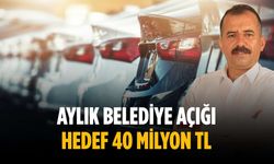 “Aylık belediye açığı hedef 40 milyon TL”