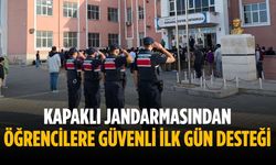 Kapaklı jandarmasından öğrencilere güvenli ilk gün desteği
