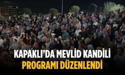 Kapaklı’da Mevlid Kandili programı düzenlendi