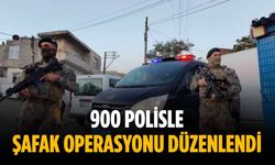 900 polisle şafak operasyonu düzenlendi