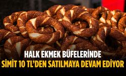 Halk Ekmek büfelerinde simit 10 TL’den satılmaya devam ediyor