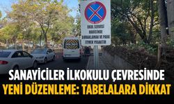 Sanayiciler İlkokulu çevresinde yeni düzenleme: Tabelalara dikkat
