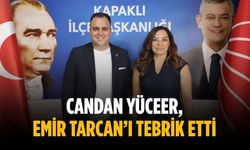 Candan Yüceer, Emir Tarcan’ı tebrik etti