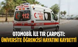 Otomobil ile tır çarpıştı: Üniversite öğrencisi hayatını kaybetti