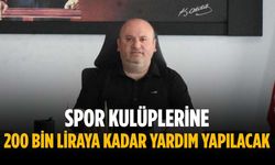 Spor kulüplerine 200 bin liraya kadar yardım yapılacak