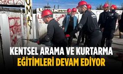 Kentsel arama ve kurtarma eğitimleri devam ediyor