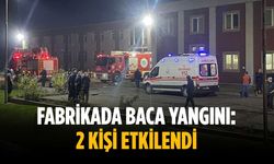 Fabrikada baca yangını: 2 kişi etkilendi
