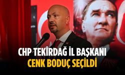 CHP Tekirdağ İl Başkanı Cenk Boduç seçildi