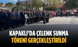 Kapaklı’da çelenk sunma töreni gerçekleştirildi