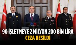 90 işletmeye 2 milyon 200 bin lira ceza kesildi
