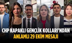 CHP Kapaklı Gençlik Kolları’ndan anlamlı 29 Ekim mesajı