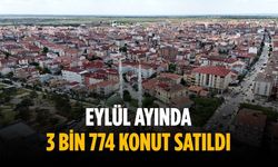 Eylül ayında 3 bin 774 konut satıldı