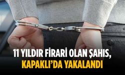 11 yıldır firari olan şahıs, Kapaklı’da yakalandı
