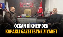 Özkan Dikmen’den Kapaklı Gazetesi’ne ziyaret