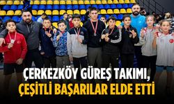 Çerkezköy Güreş Takımı, çeşitli başarılar elde etti