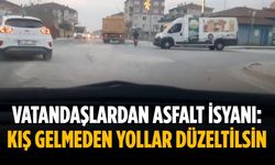 Vatandaşlardan asfalt isyanı: Kış gelmeden yollar düzeltilsin
