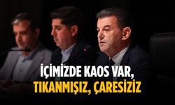 Çetin: İçimizde kaos var, tıkanmışız, çaresiziz