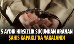 5 aydır hırsızlık suçundan aranan şahıs Kapaklı’da yakalandı